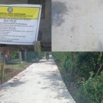 Proyek APBD 2026 oleh CV. Putra Dua Saudara di Pontianak Utara Jadi Sorotan, Jalan Rabat Beton Baru Selesai Sudah Retak